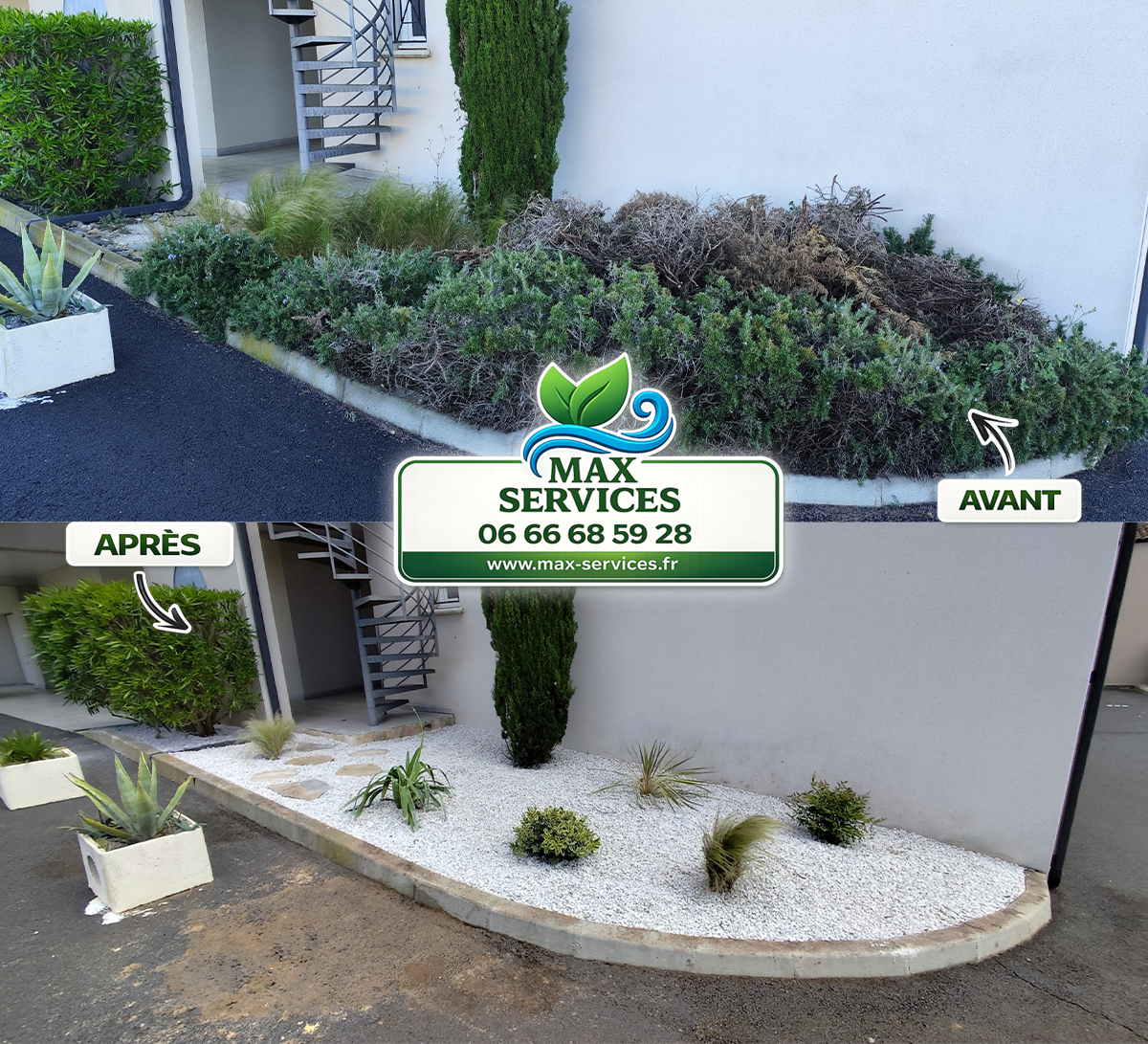 Max Services - Aménagement massif - Résidence Valras Plage